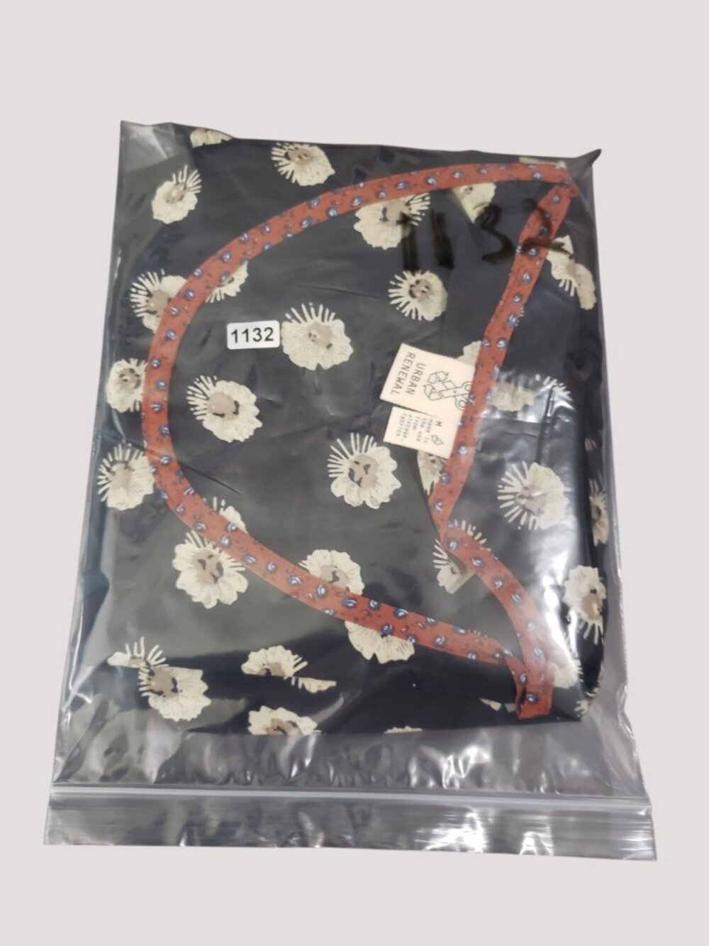 Urban Renewal Vtg Floral Print Babydoll Dress Black/cream Medium - Picture 8 of 8